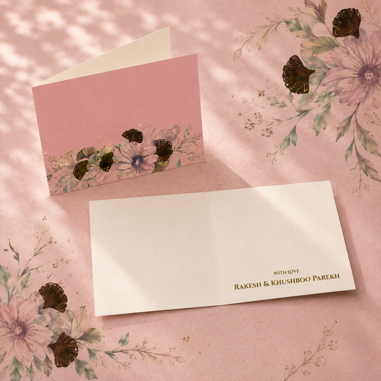 Ginko Love - Folded Cards