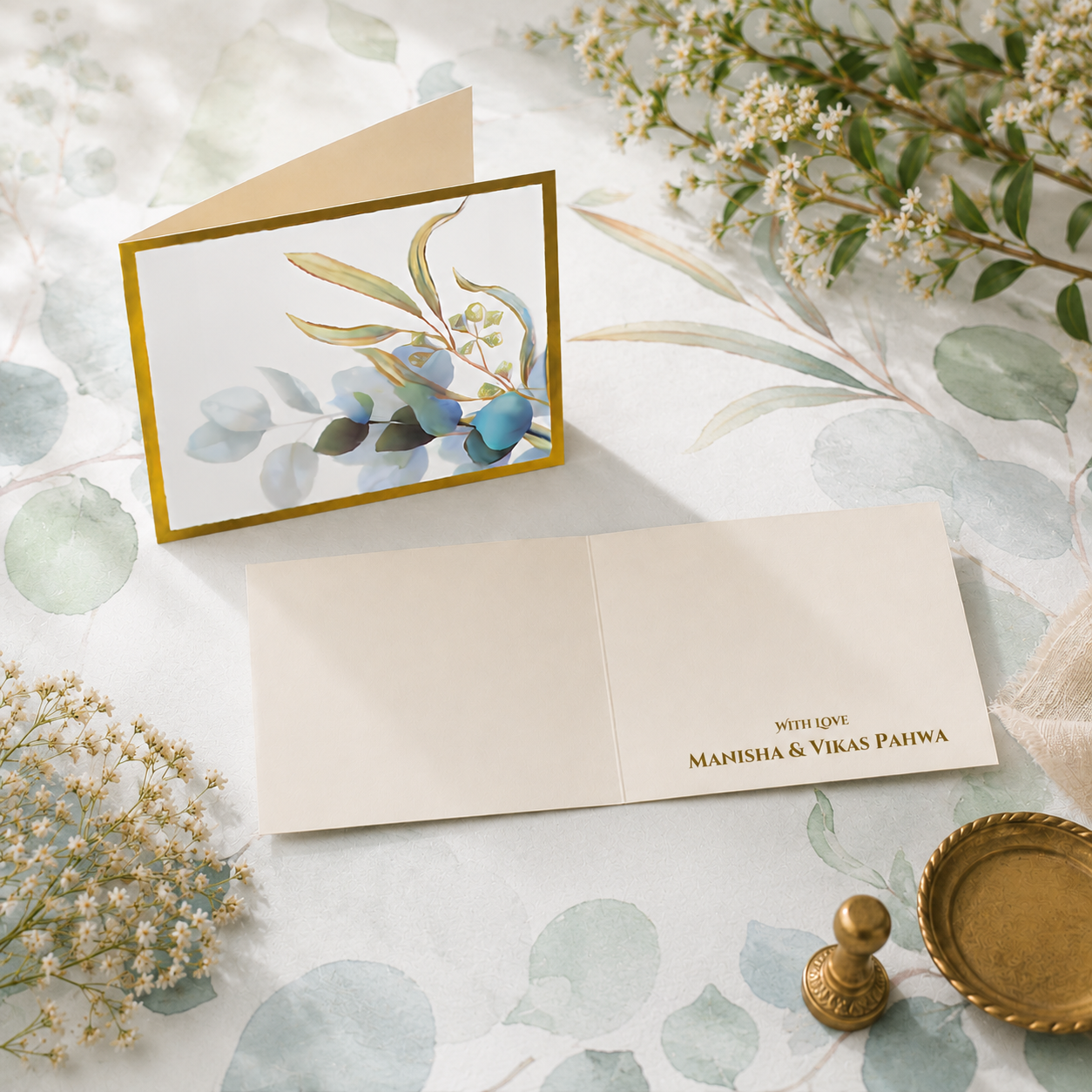 Sage Bloom - Folded Cards