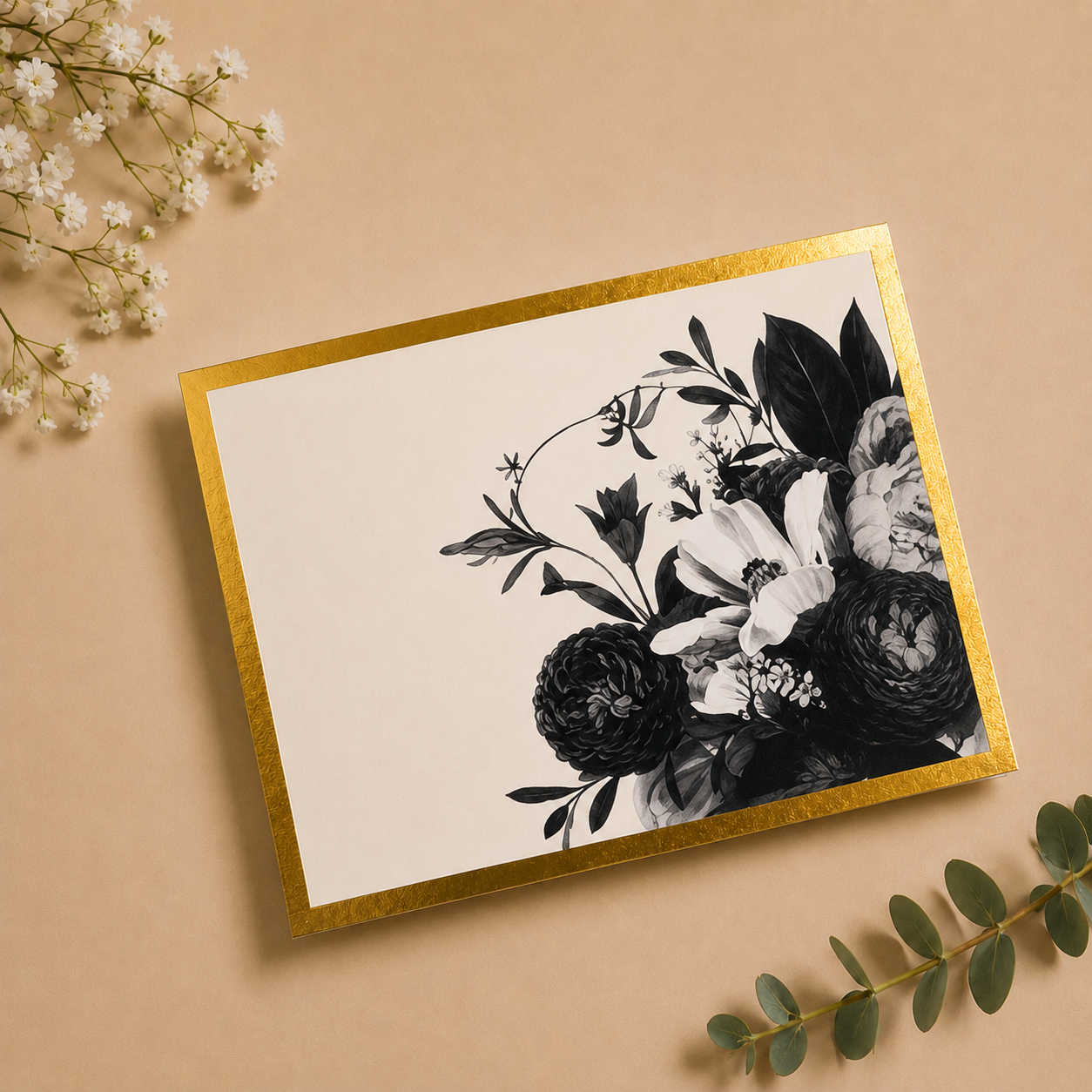 Black Rose - Folded Cards