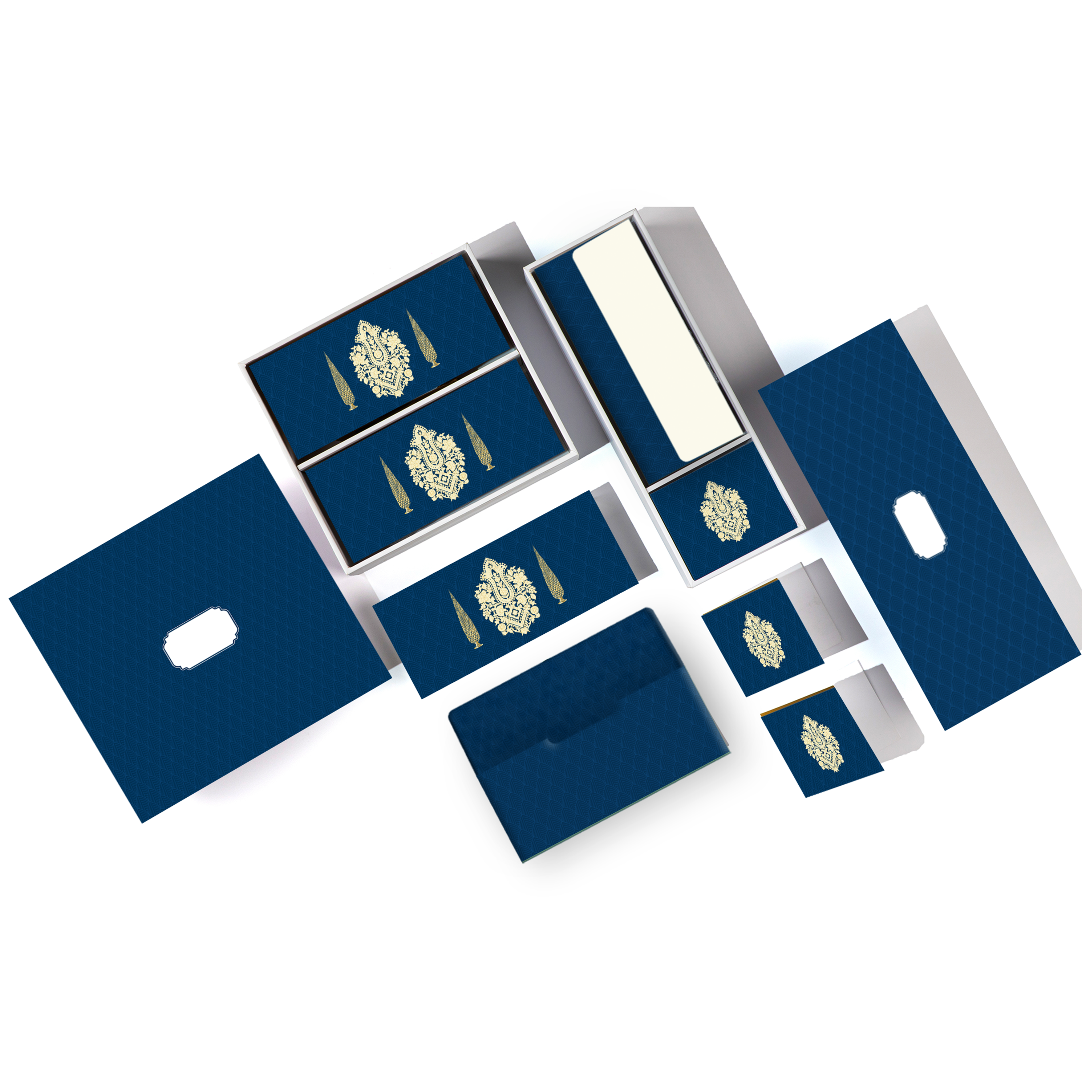 Blue Mehrab Envelope set
