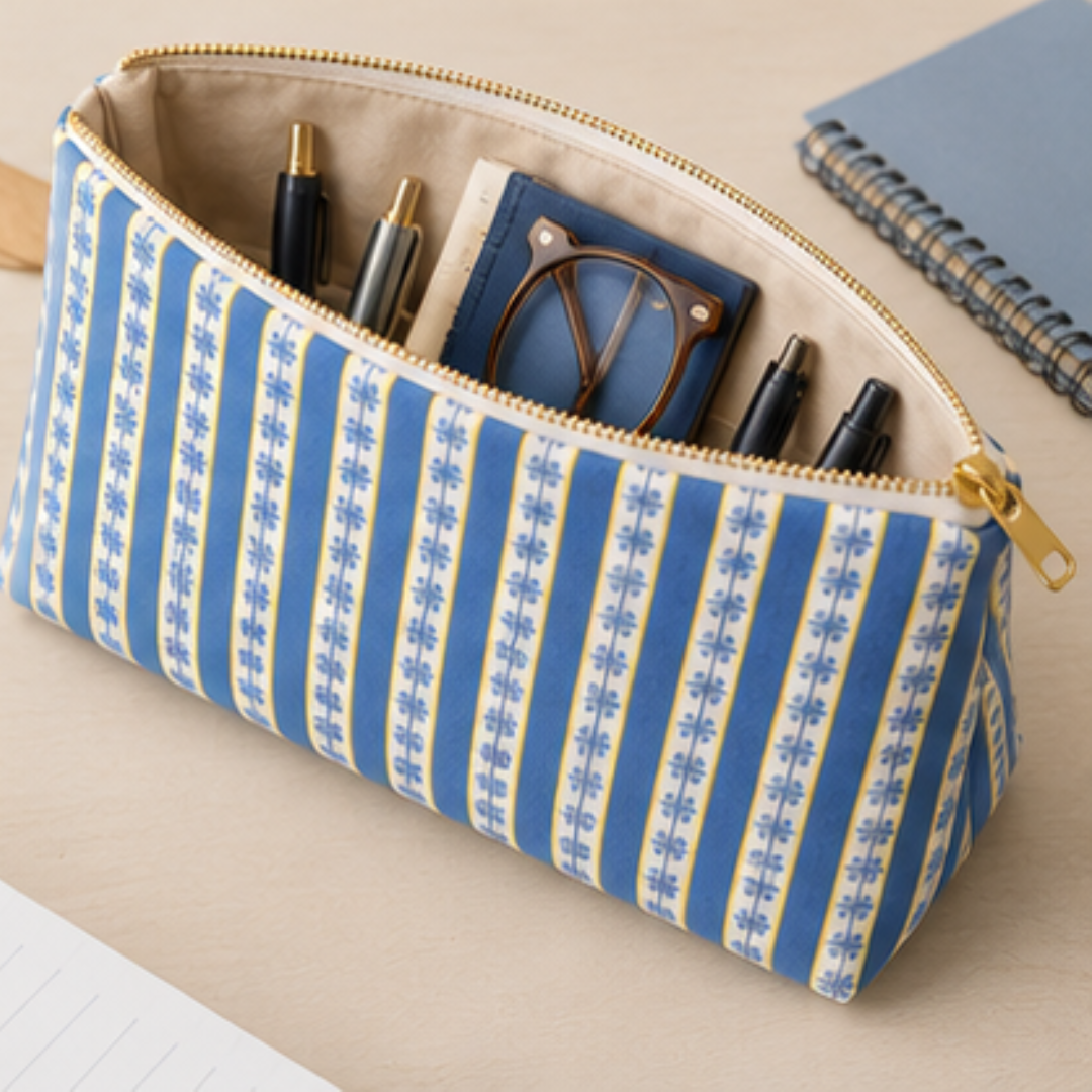 Blue Alpine Makeup Pouch
