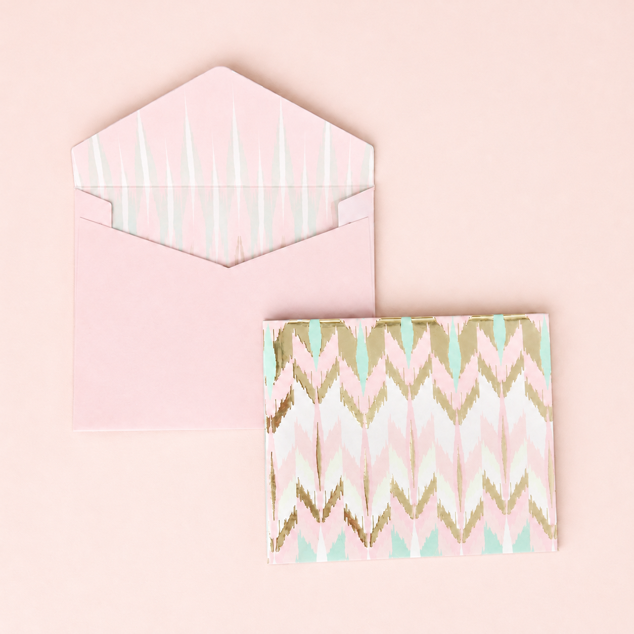 Ikat Pastel Gift Cards with Envelopes