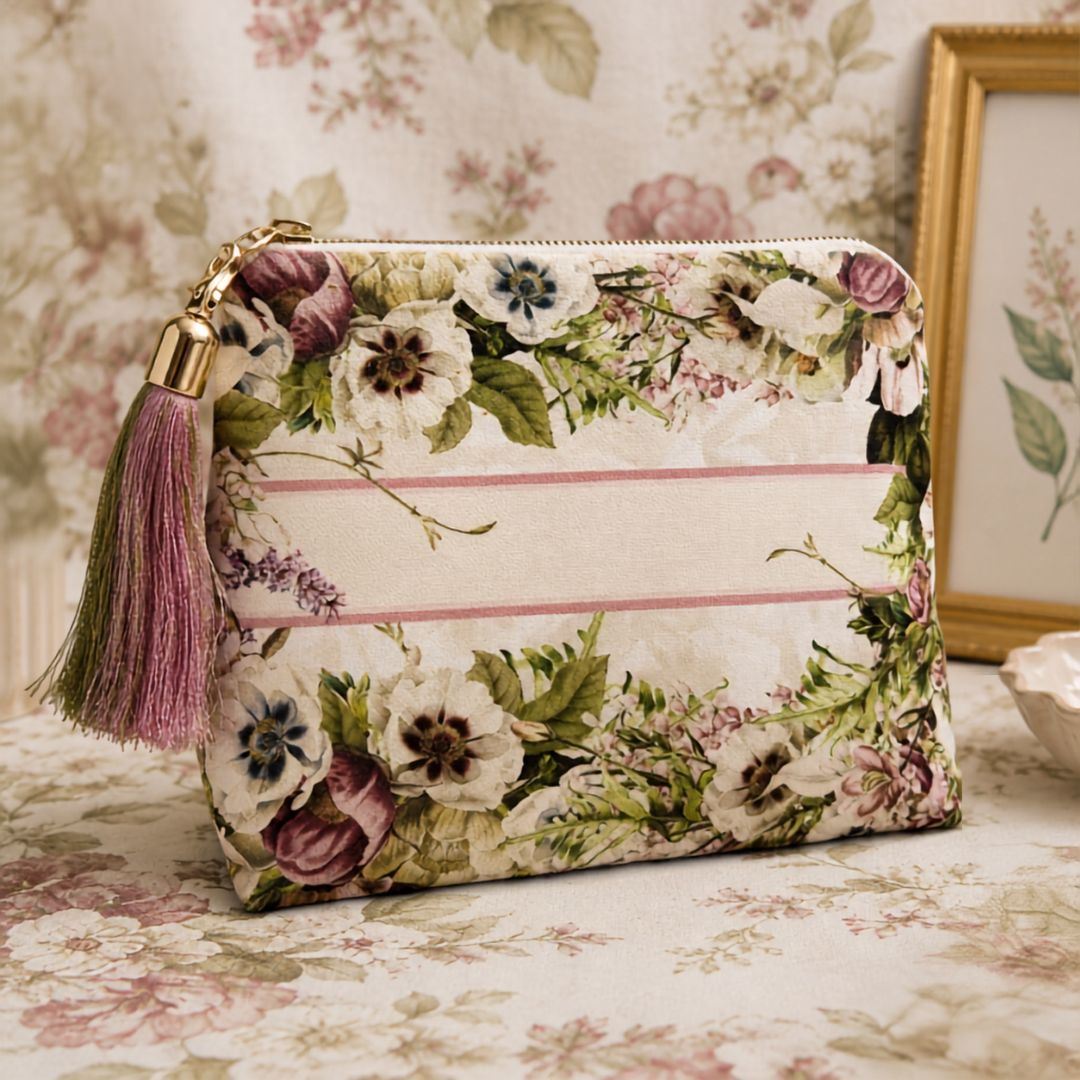 Ivory Bouquet Essentials Pouch