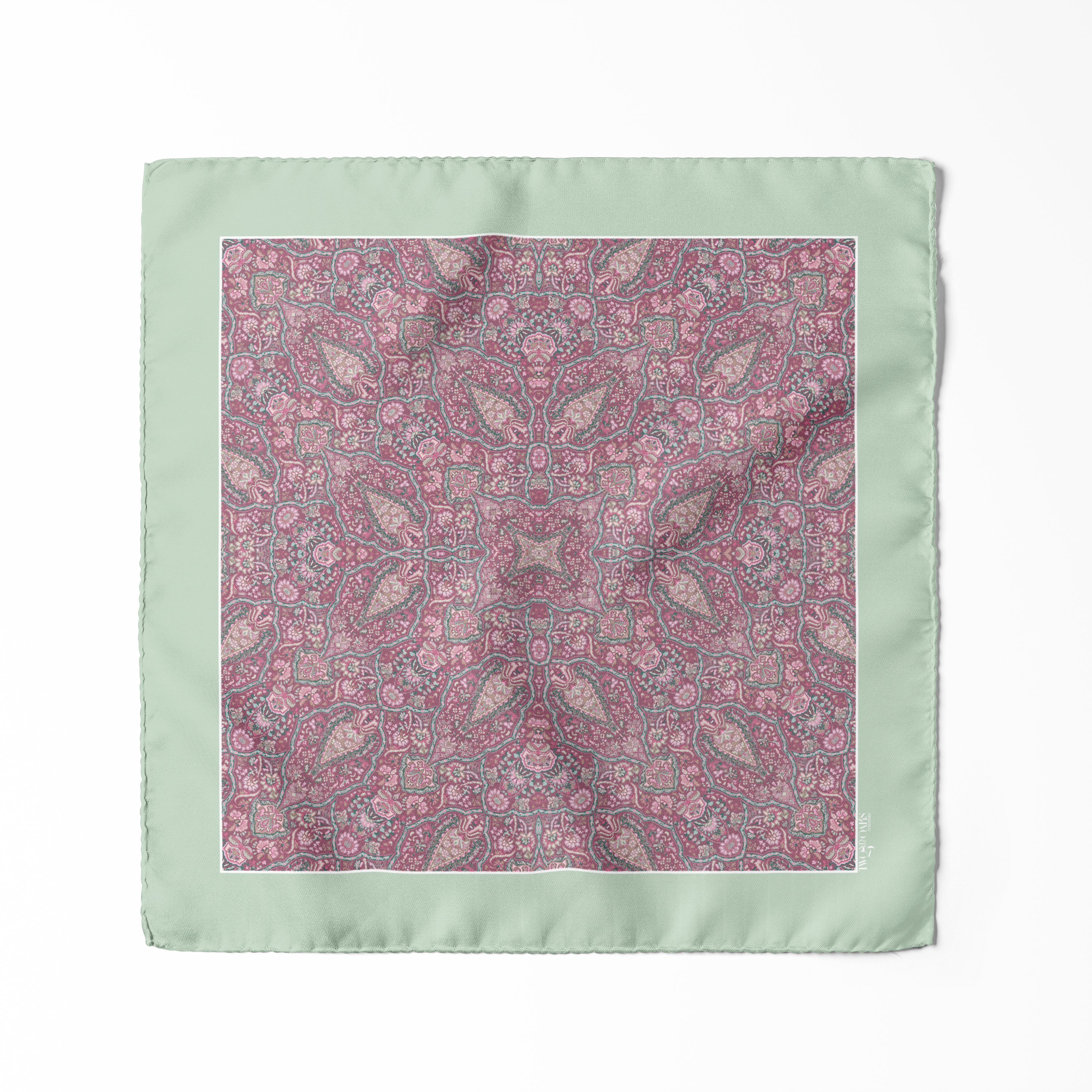 Jamewar Dreams Viscose Silk Pocket Square