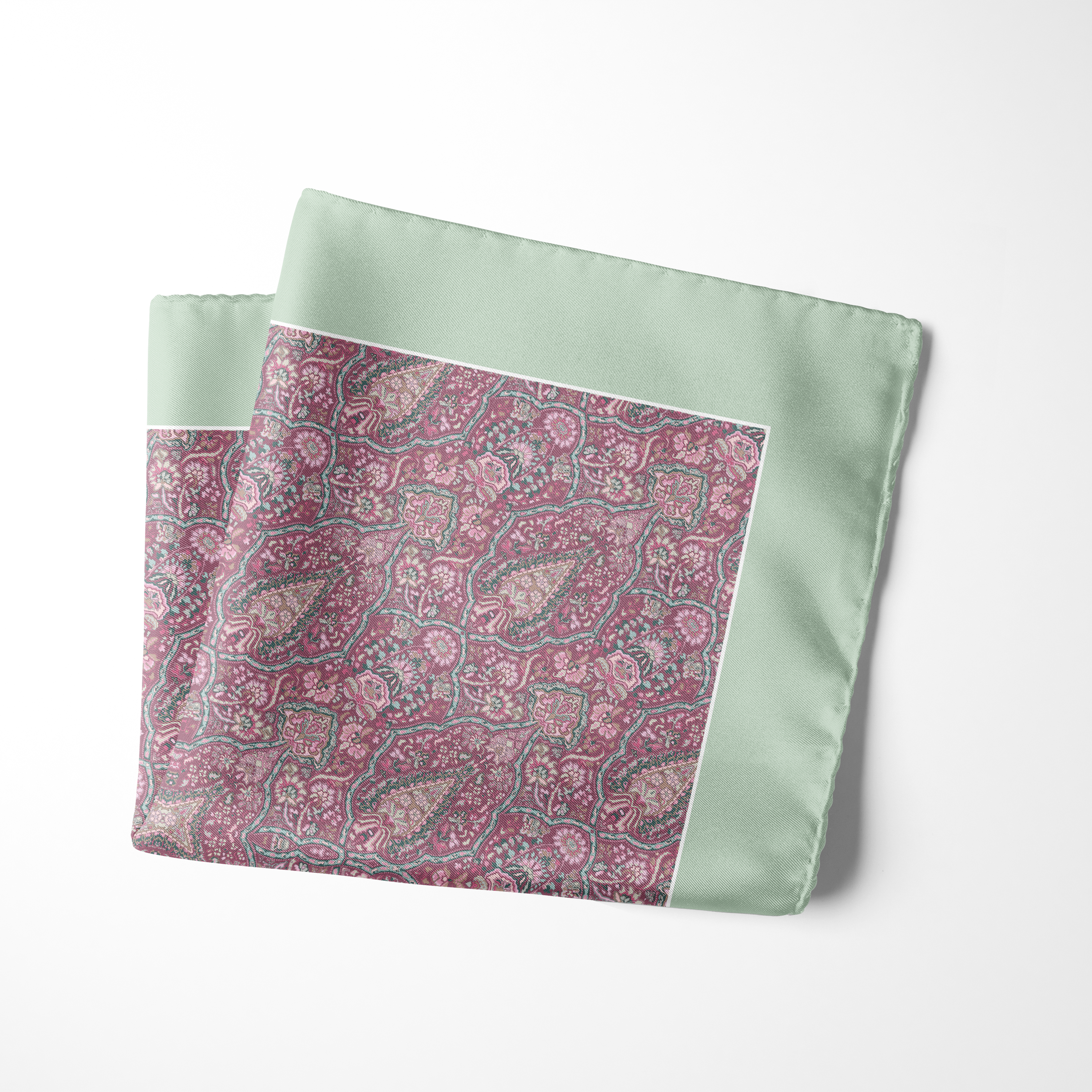 Jamewar Dreams Viscose Silk Pocket Square