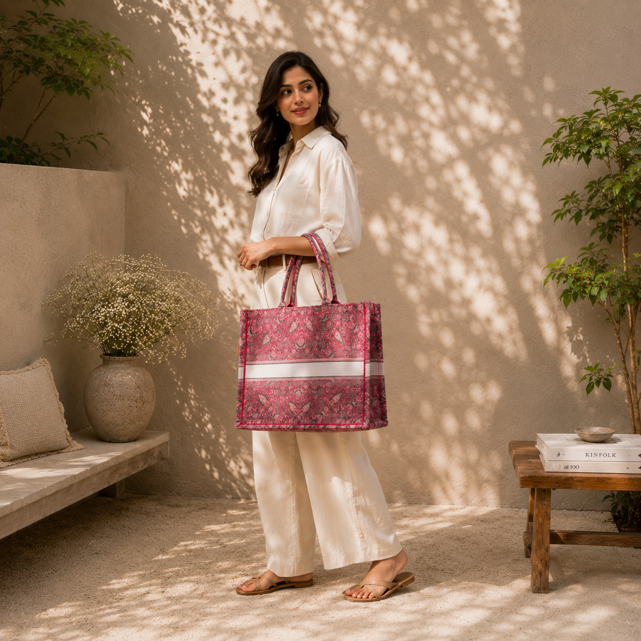 Jamewar Dreams Canvas Tote Bag