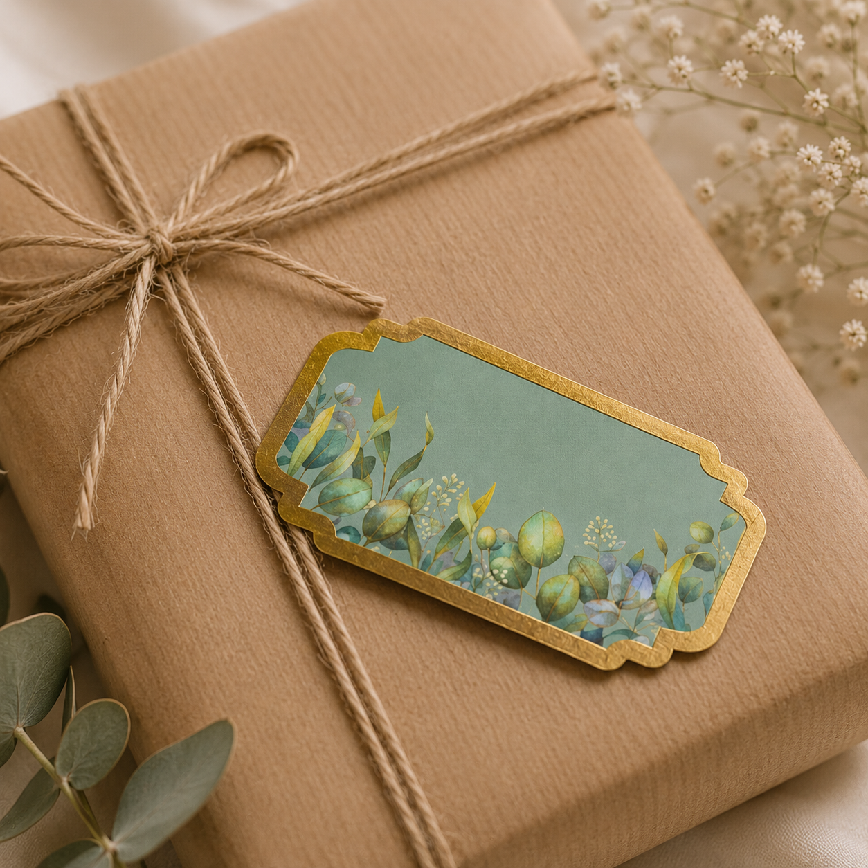 Sage Bloom - Peel & Stick Gift Tags