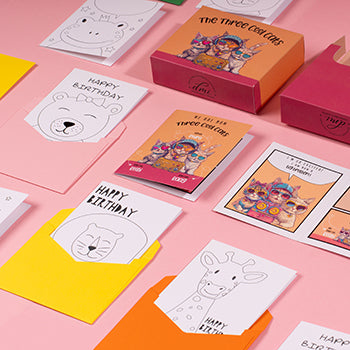 The Three Cool Cats Stationery Set