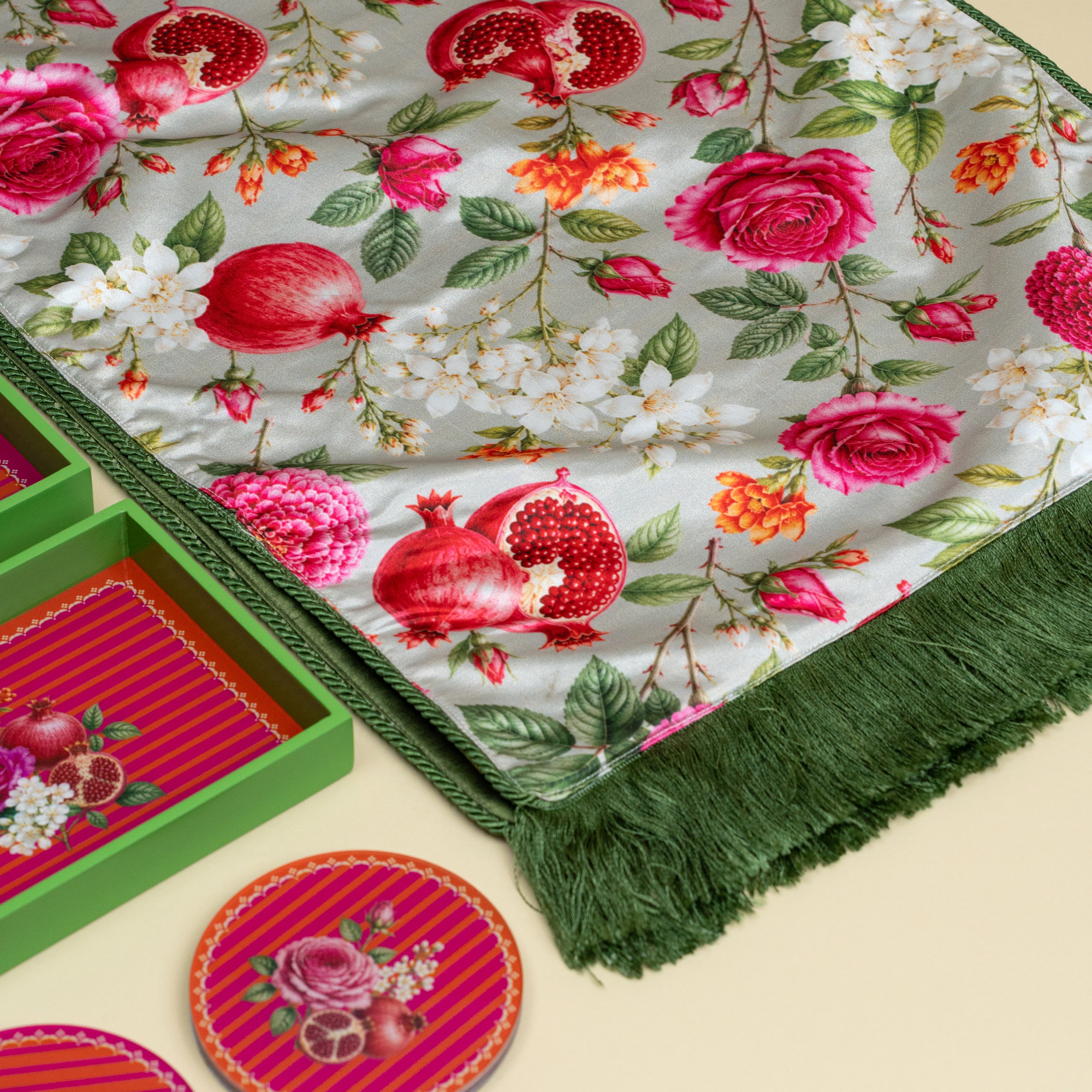 Elegant Indian floral home decor gifting set for festive occasions