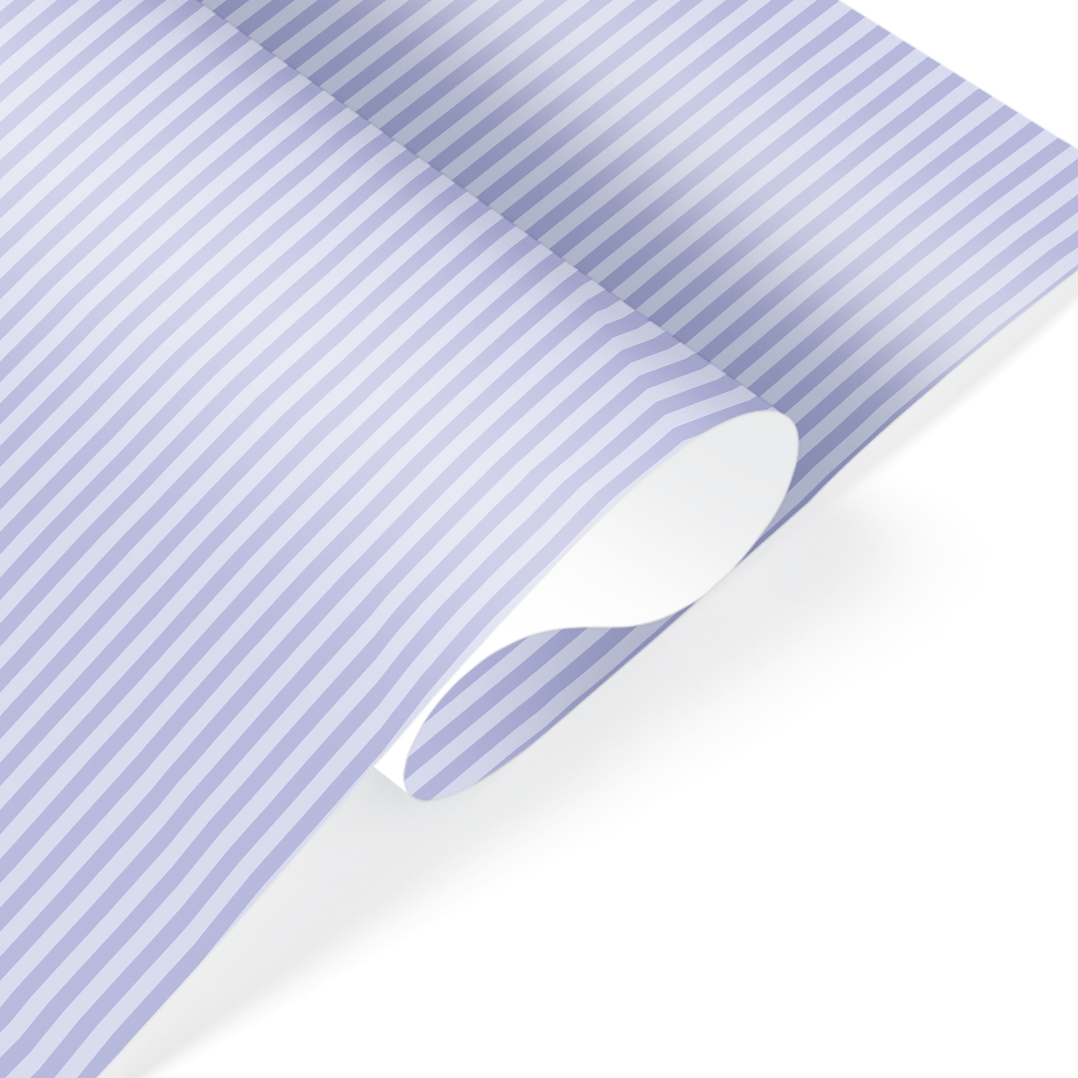 Lilac and white striped wrapping paper, minimal pastel gift wrap for birthdays, baby showers and events.