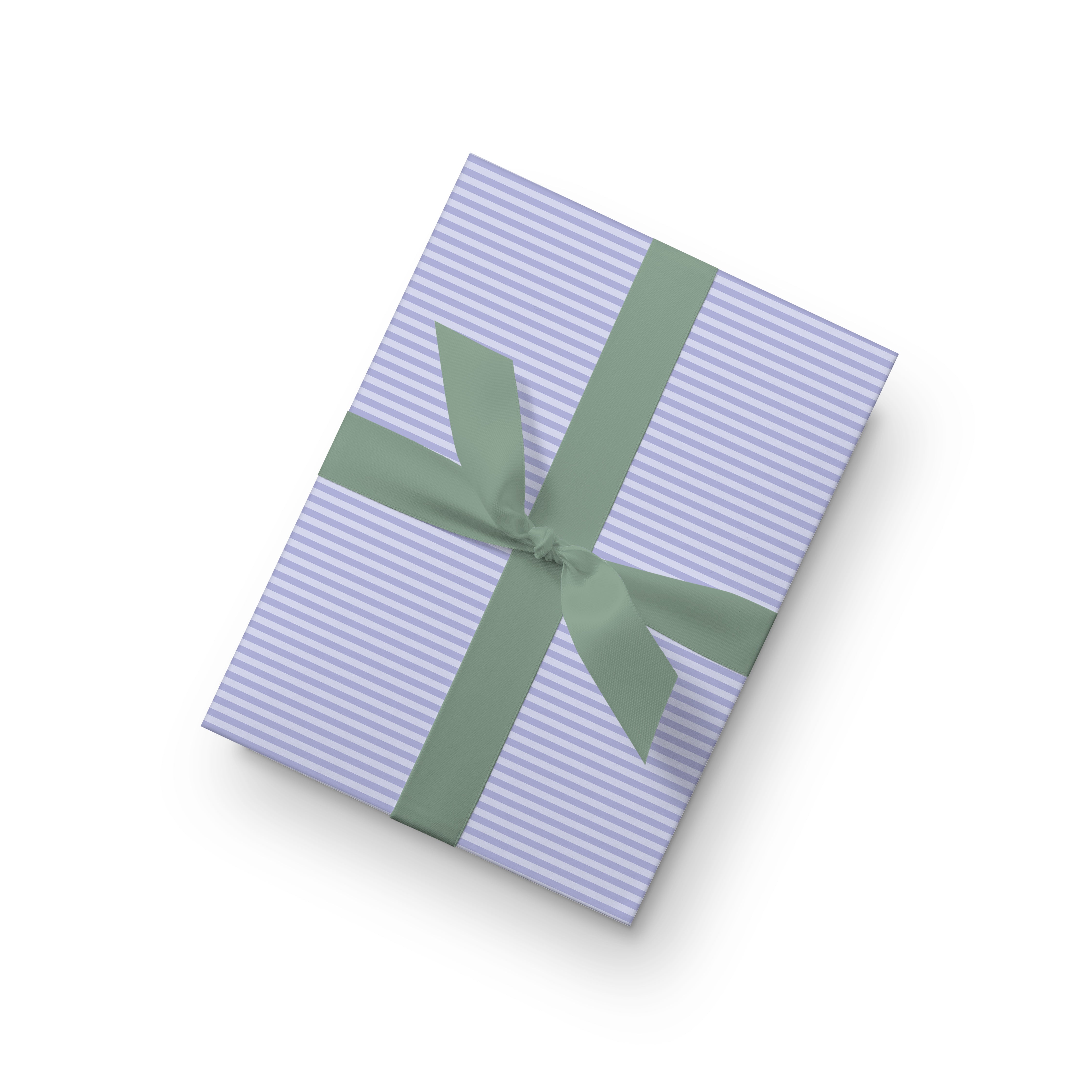 Lilac and white striped wrapping paper, minimal pastel gift wrap for birthdays, baby showers and events.