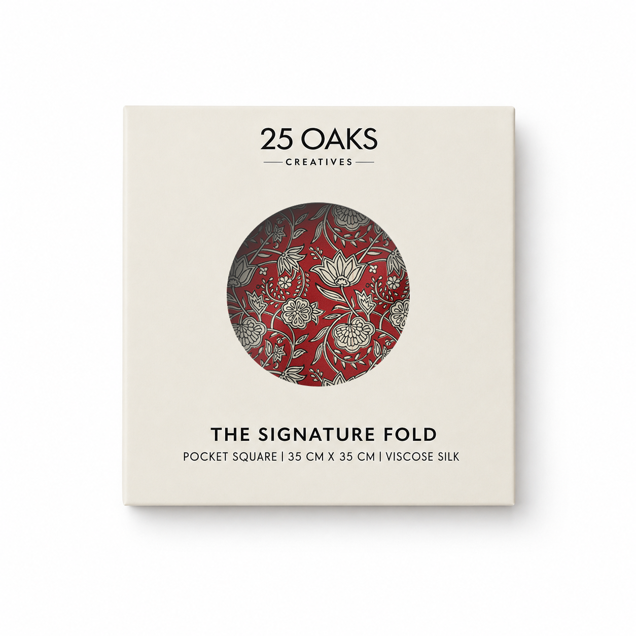 The Scarlet Heritage Viscose Silk Pocket Square