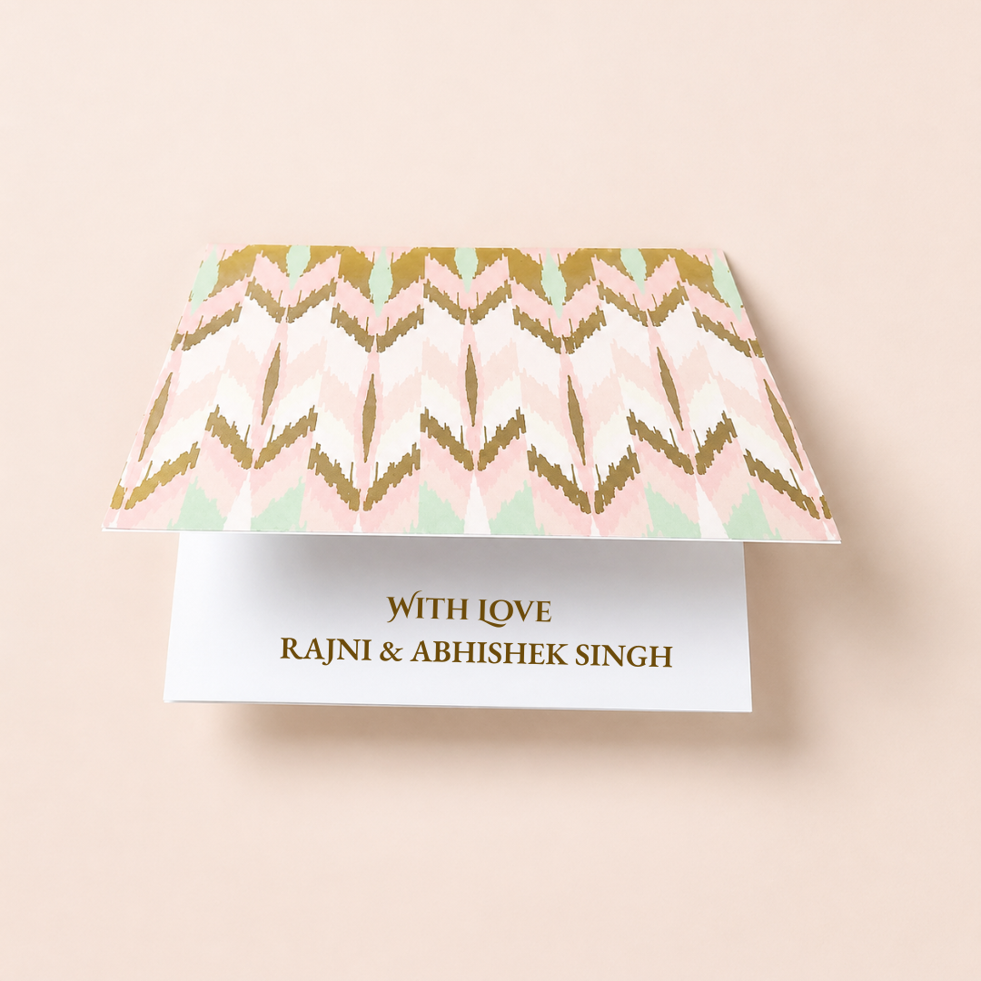 Ikat Pastel Gift Cards with Envelopes