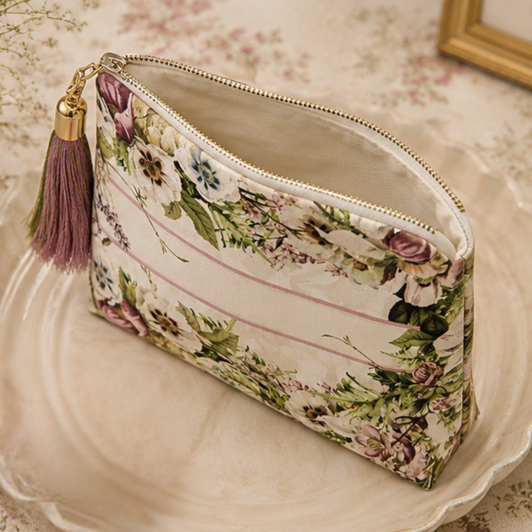 Ivory Bouquet Essentials Pouch