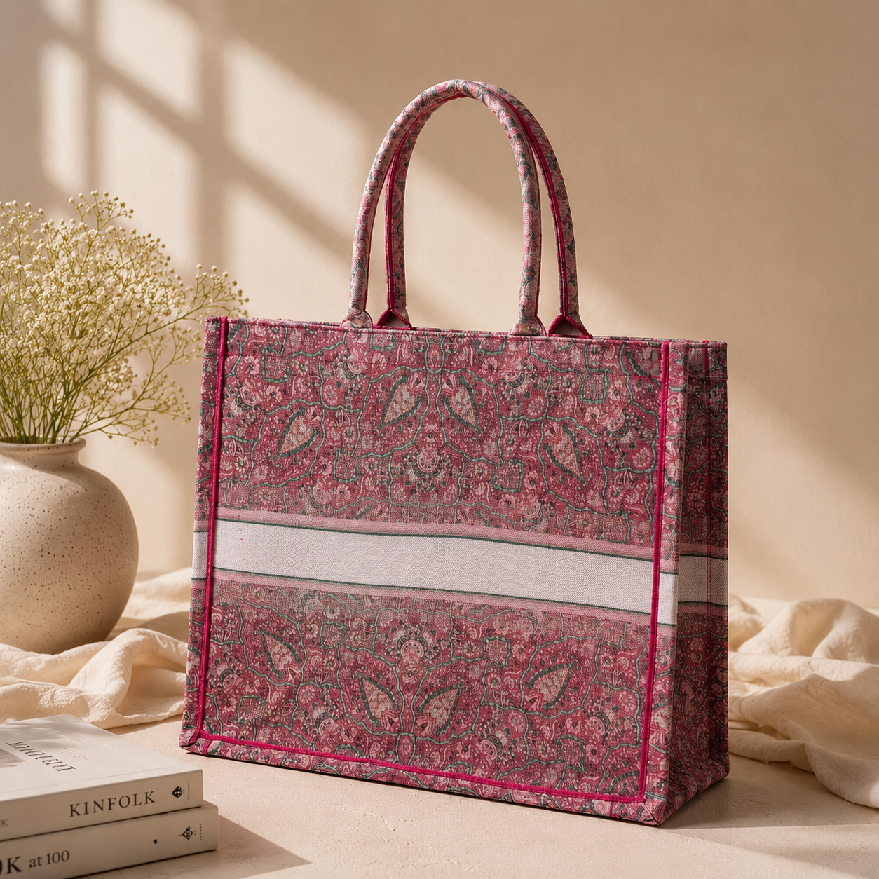 Jamewar Dreams Canvas Tote Bag