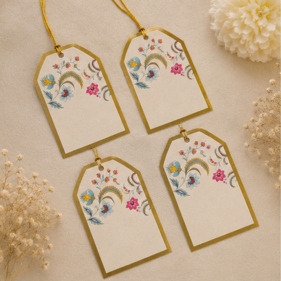 Kashida Blooms  - Hanging Gift Tags