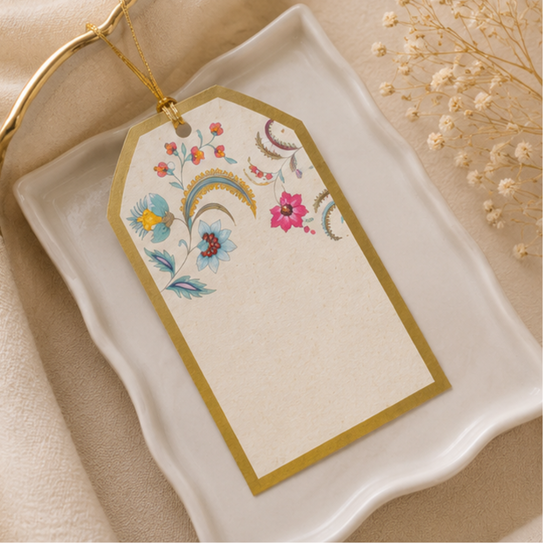 Kashida Blooms  - Hanging Gift Tags
