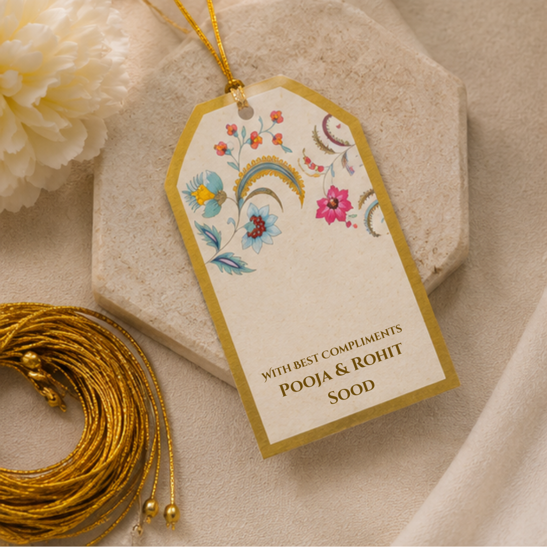 Kashida Blooms  - Hanging Gift Tags