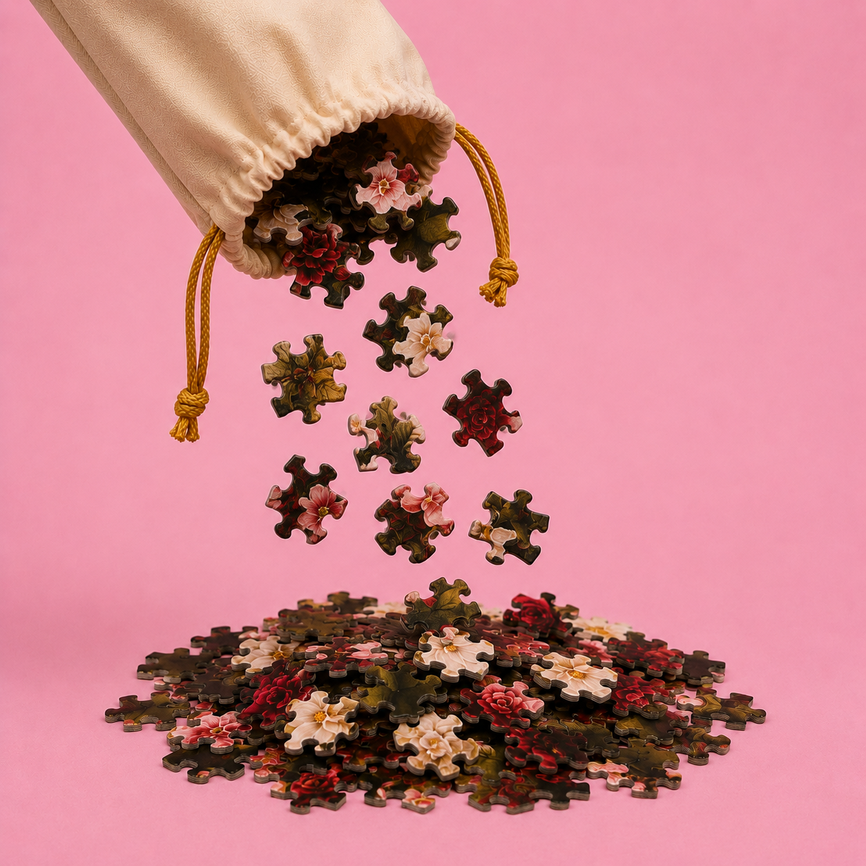 Midnight Rose Jigsaw Puzzle - 150 Pieces