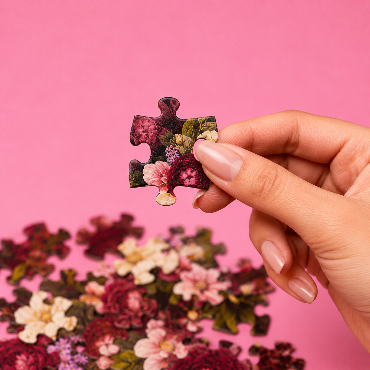 Midnight Rose Jigsaw Puzzle - 150 Pieces