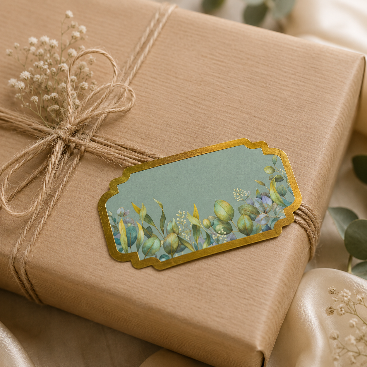 Sage Bloom - Peel & Stick Gift Tags