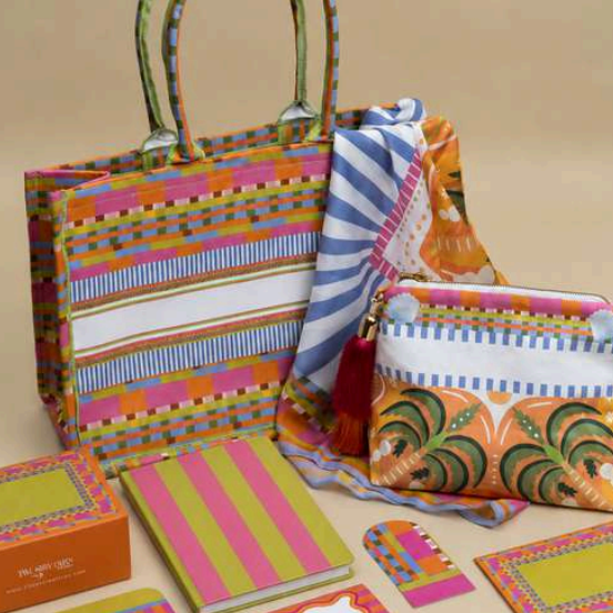 The Getaway Set colourful lifestyle gift set with travel and stationery essentials